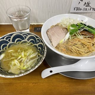 鶏と帆立の和え麺(ラーメン専科 竹末食堂)