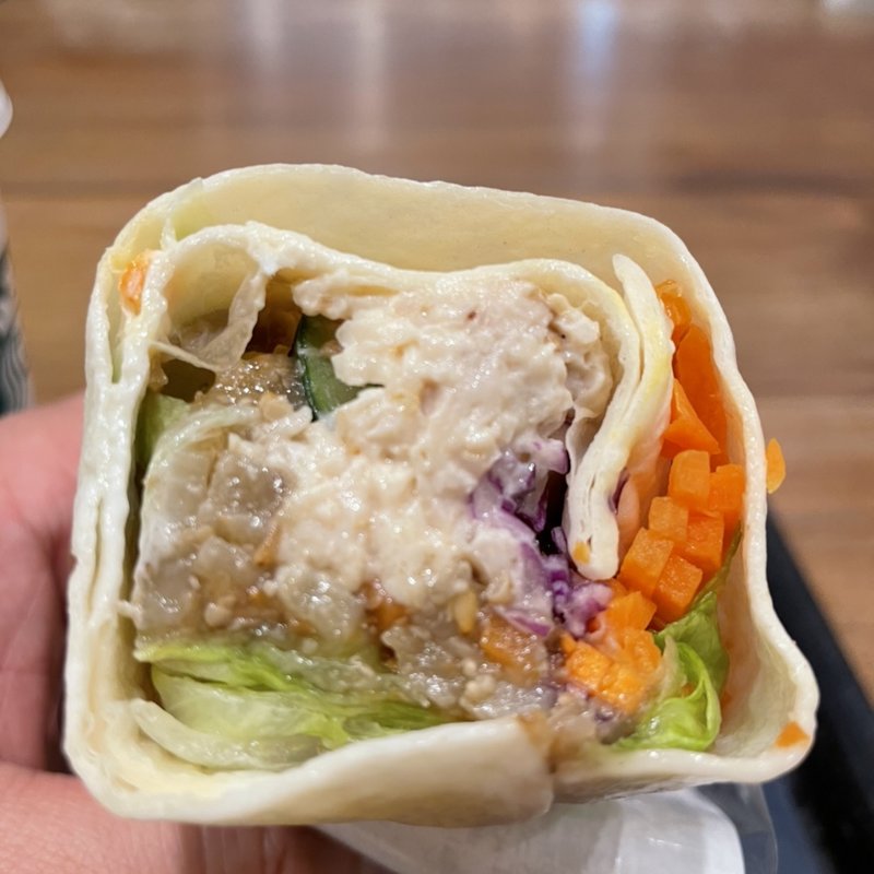 根菜チキンサラダラップ(スターバックスコーヒー アトレ上野店)