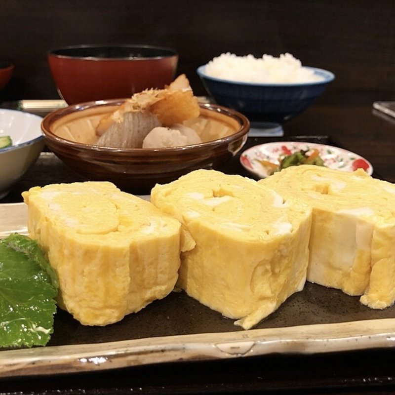 出汁巻定食(割烹 松長 （まつちょう）)