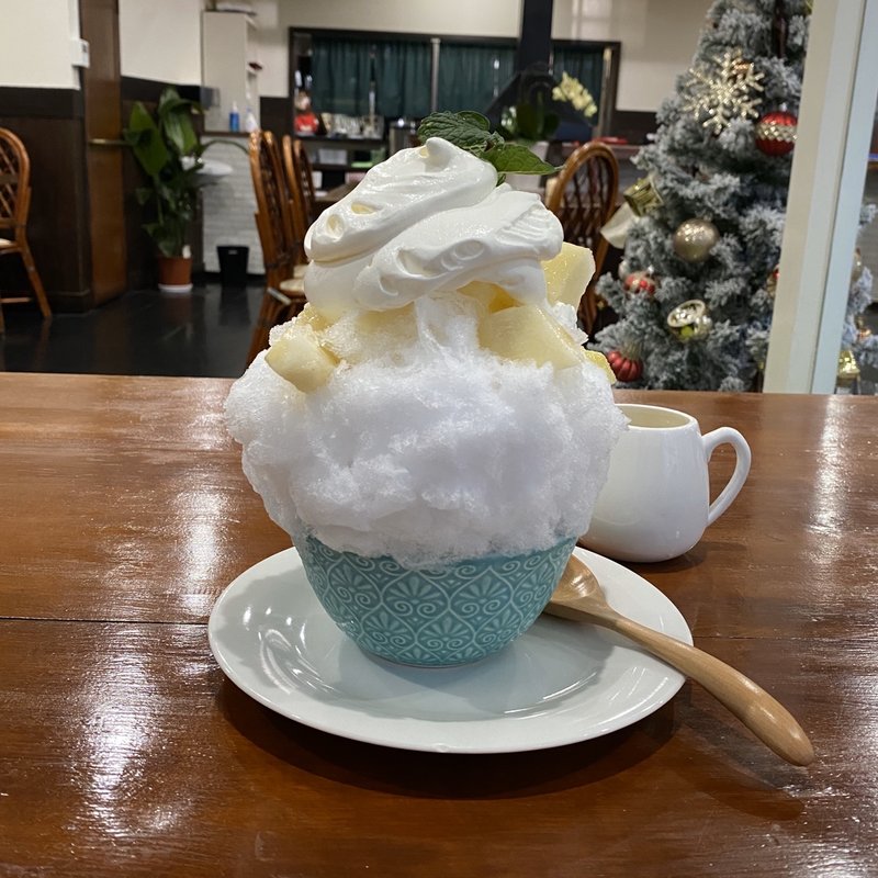 季節のかき氷(ラ・フランス)(カルディー )