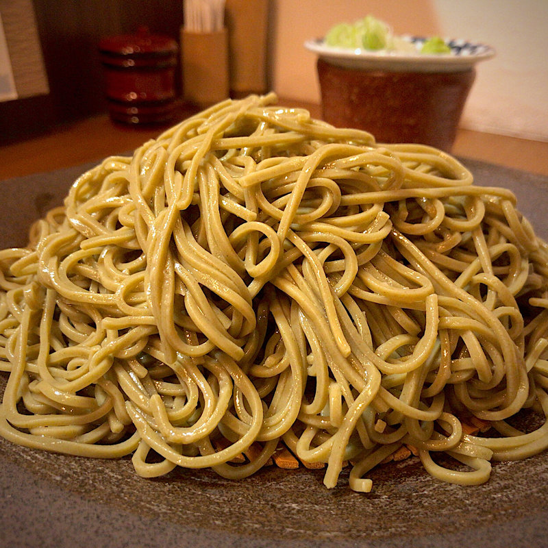 桑の葉入り十割そば(蕎と旬 さがゑもん)