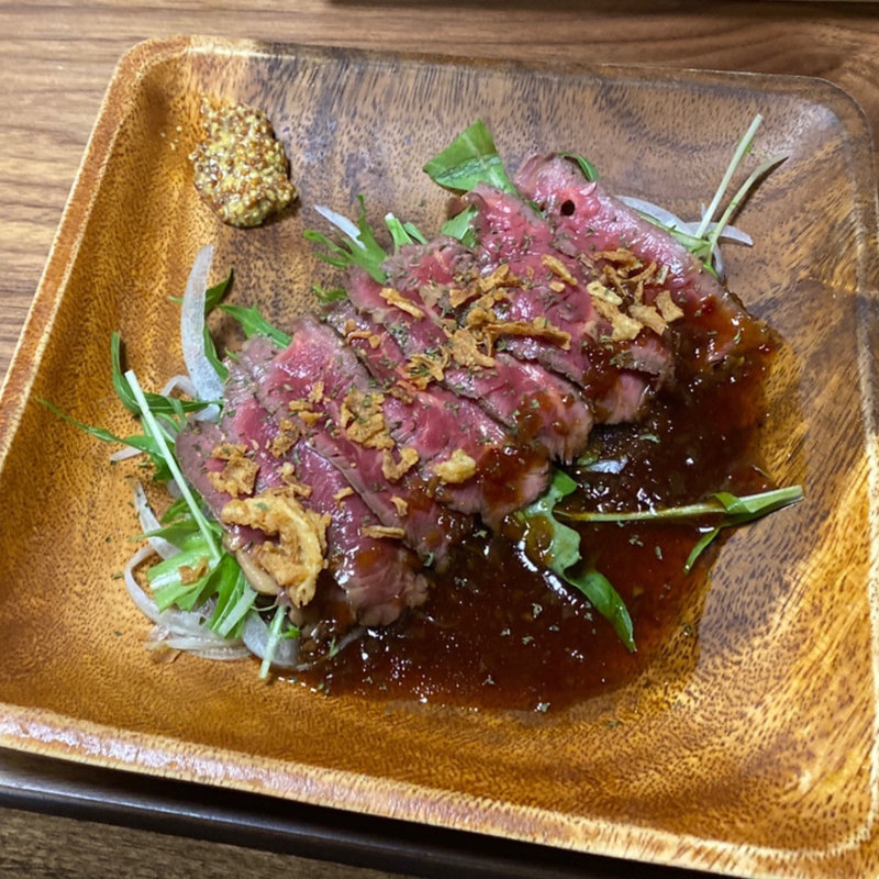 自家製ローストホース(馬肉と九州料理　長浜ホースマン)