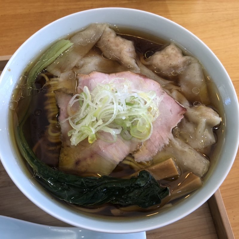 醤油そば下弦ワンタン(自家製麺と定食 弦乃月)