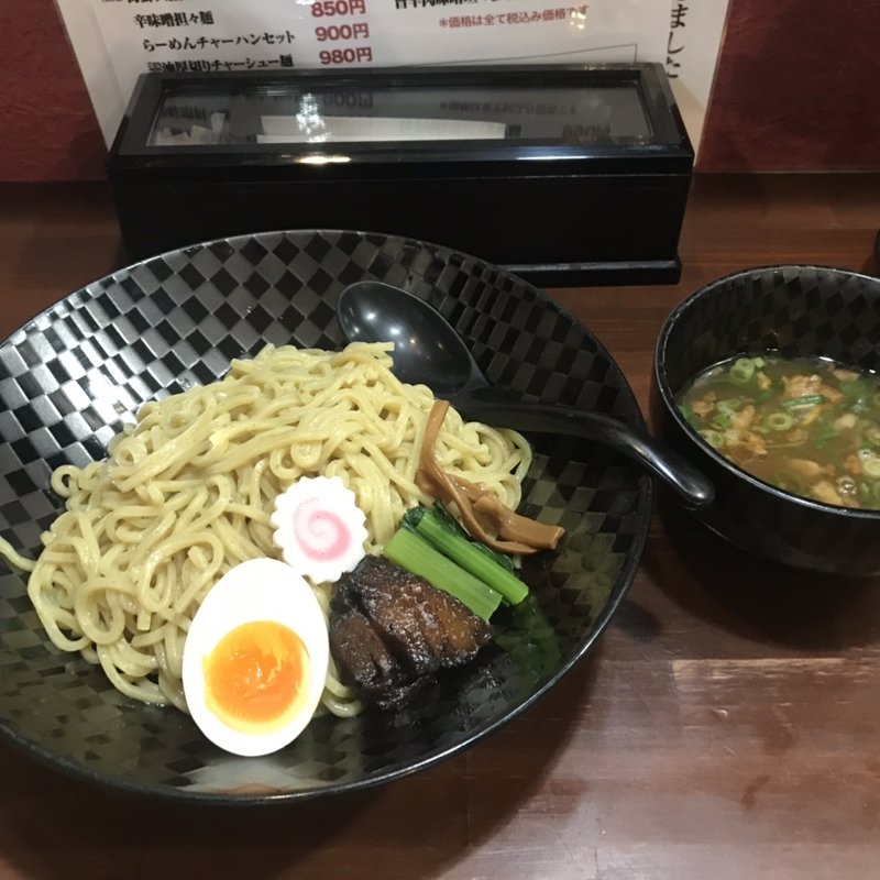 生醤油つけ麺(らーめん屋一心 JR茨木店)