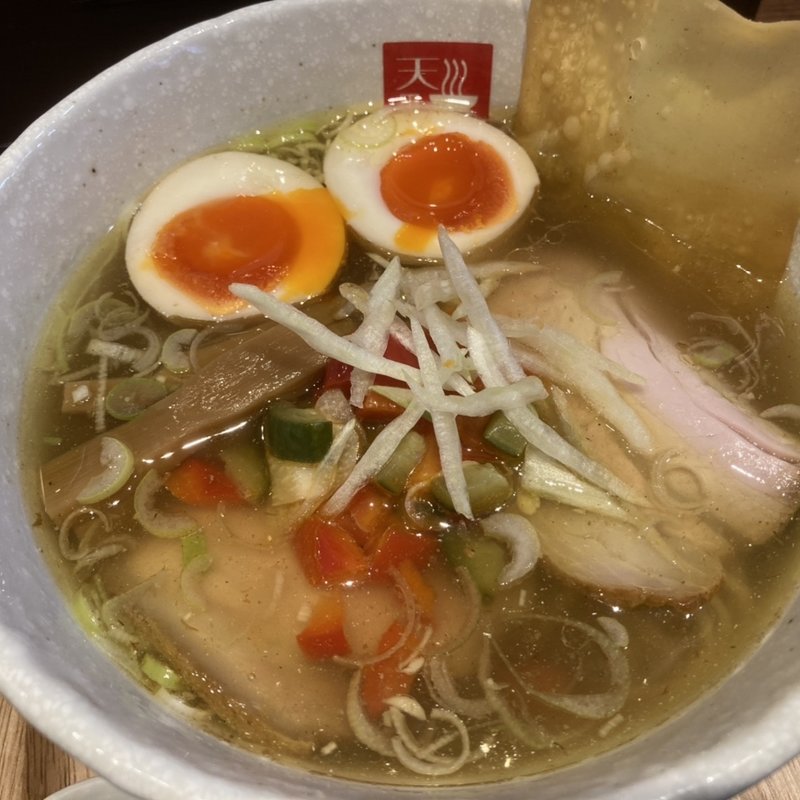 大地の有機白醤油らあめん(麺処 天川)