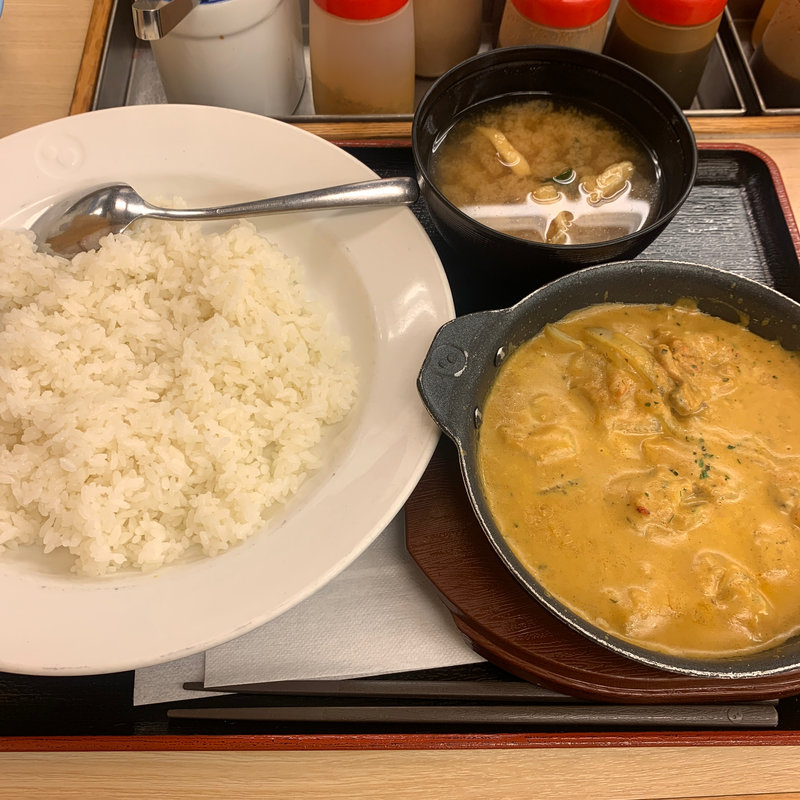 オマール海老ソースのクリームカレー(松屋 西新宿8丁目店 （マツヤ）)