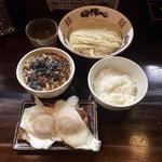背脂生姜醤油つけ麺(麺座 かたぶつ )