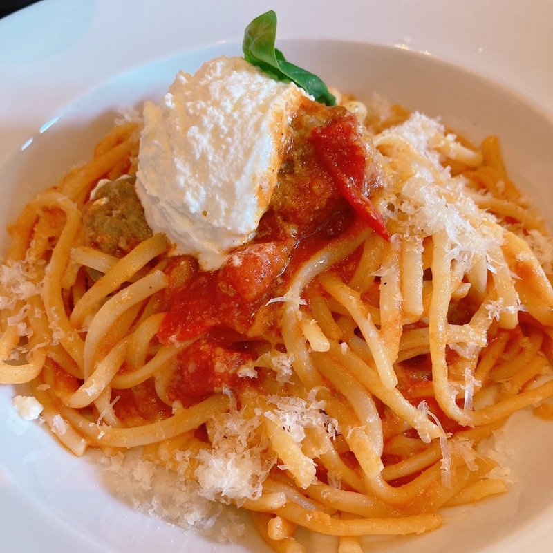 ミートボールパスタ(BUTTERMILK CHANNEL BROOKLYN, NY HARAJUKU)