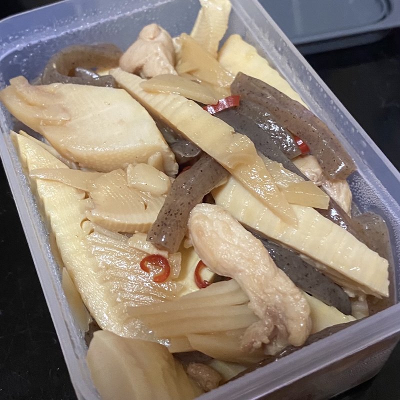 たけのこのきんぴら(自宅)