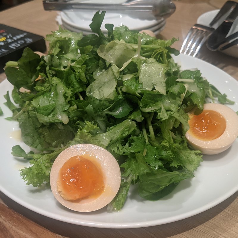 クレソンとルッコラサラダ(MEAT&WINE ワインホールグラマー　大崎)
