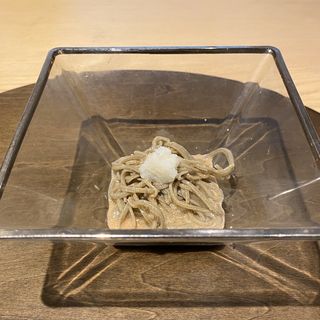 福井在来種 挽きぐるみ 十割手打ち蕎麦 辛味大根 胡桃汁(乙味 あさ井)