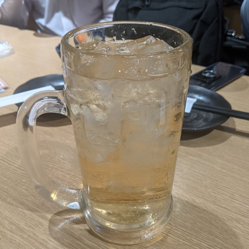 メガハイボール(牡蠣と国産和牛　品川商店)