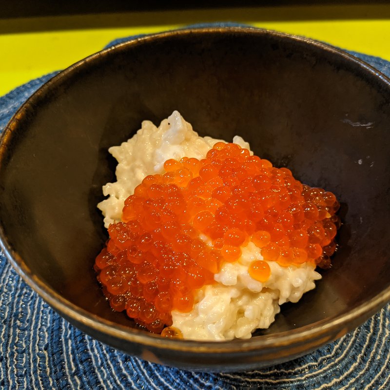 天然とらふぐの白子寿司(立呑み とだか)