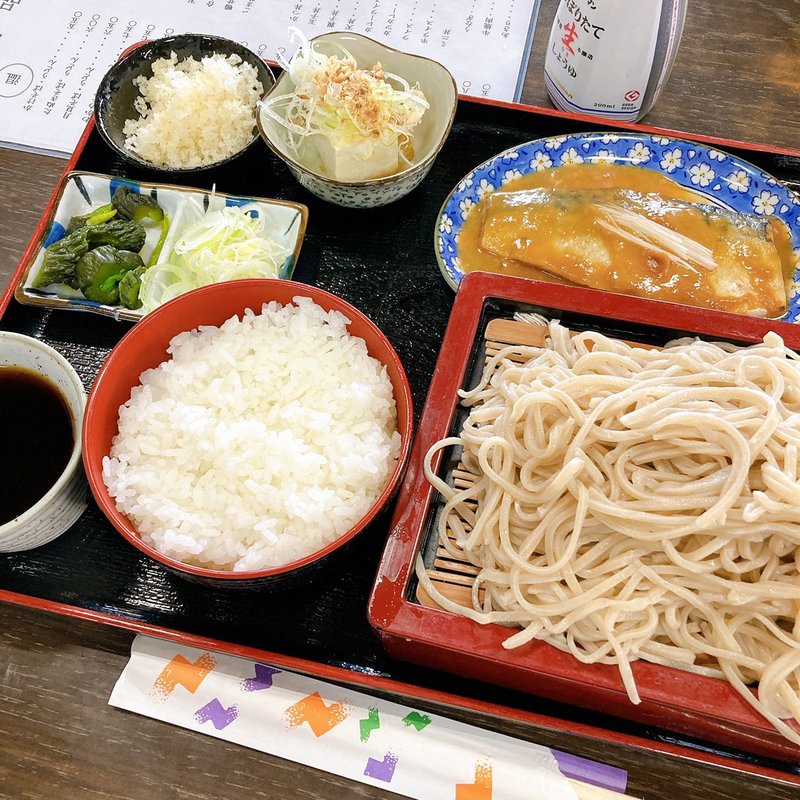 鯖みそセット(手打ちそば 正味庵 （てうちそば しょうみあん）)