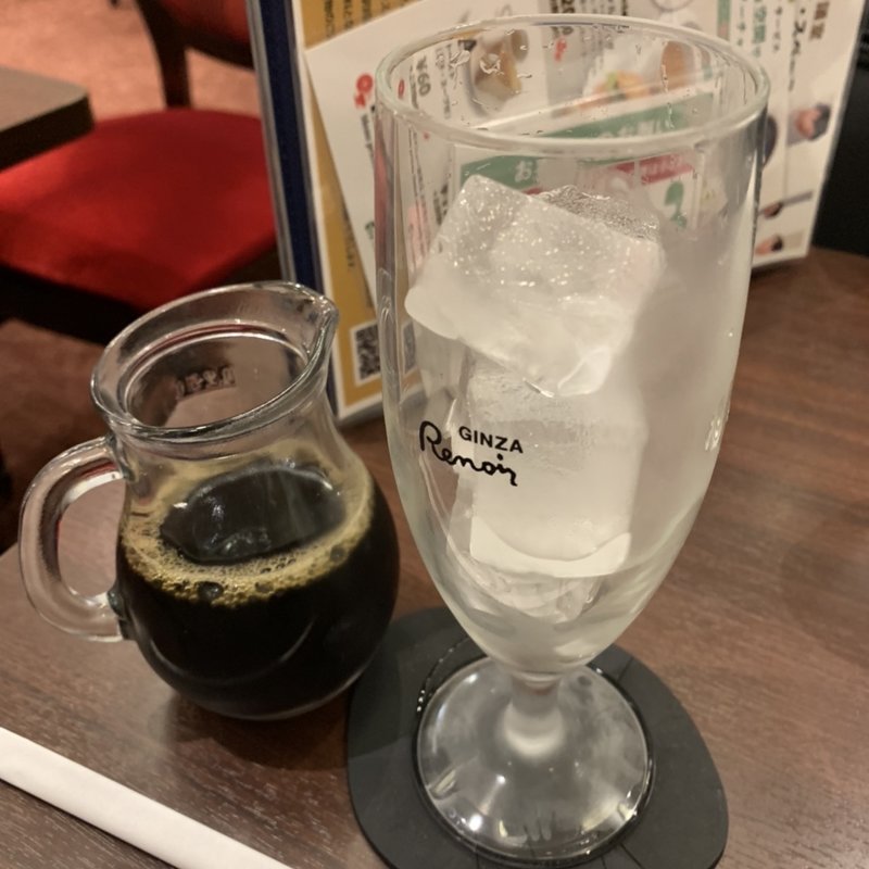 トラジャブレンドアイスコーヒー(喫茶室ルノアール 上野しのばず口店)
