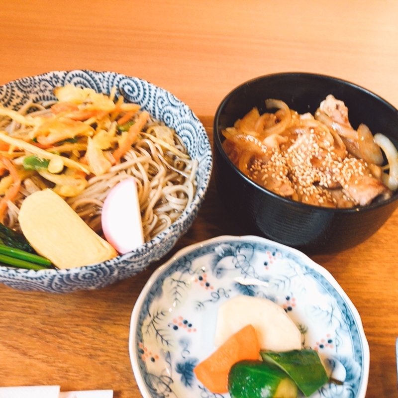 たぬき　冷　Cセット(手打ちそば 松喜 （テウチソバ マツキ）)