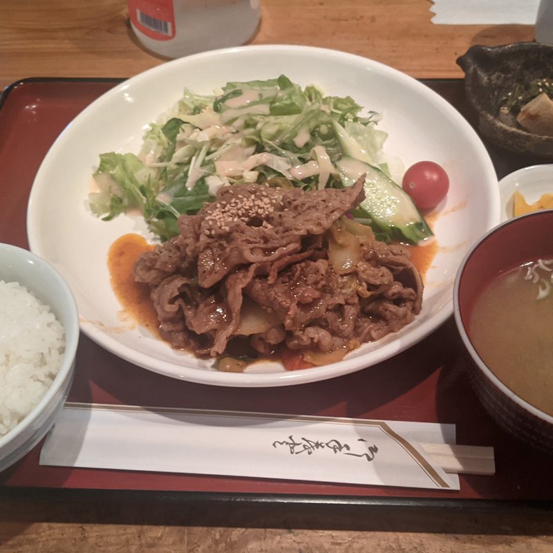 牛カルビコチュジャン炒(創作ダイニングGoku Luck ‐極樂っ区‐)