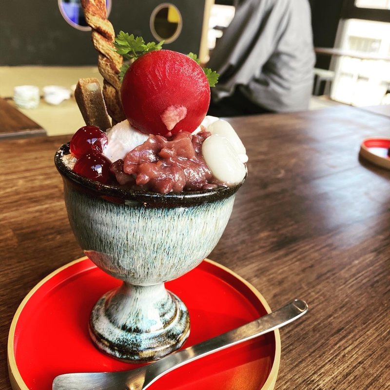 まめいちパフェ(面白庵)