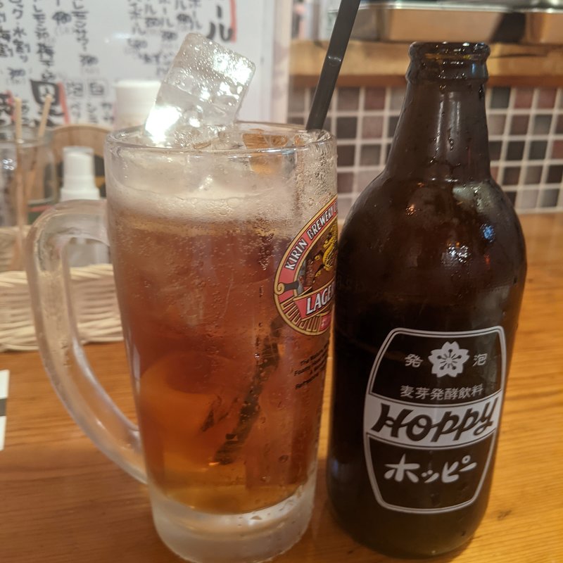 ホッピーセット黒(やきとん ひなた 板橋店)