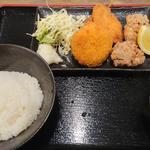 ミックスフライ定食