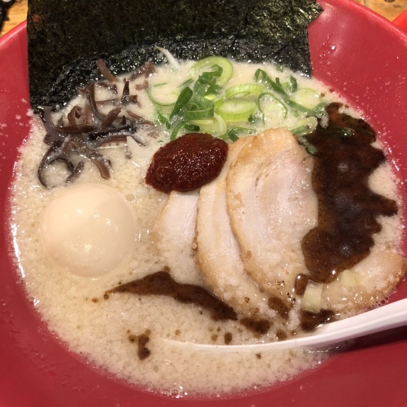 特製白丸、ミニ明太子ごはんランチ、替え玉(一風堂 六本木店)