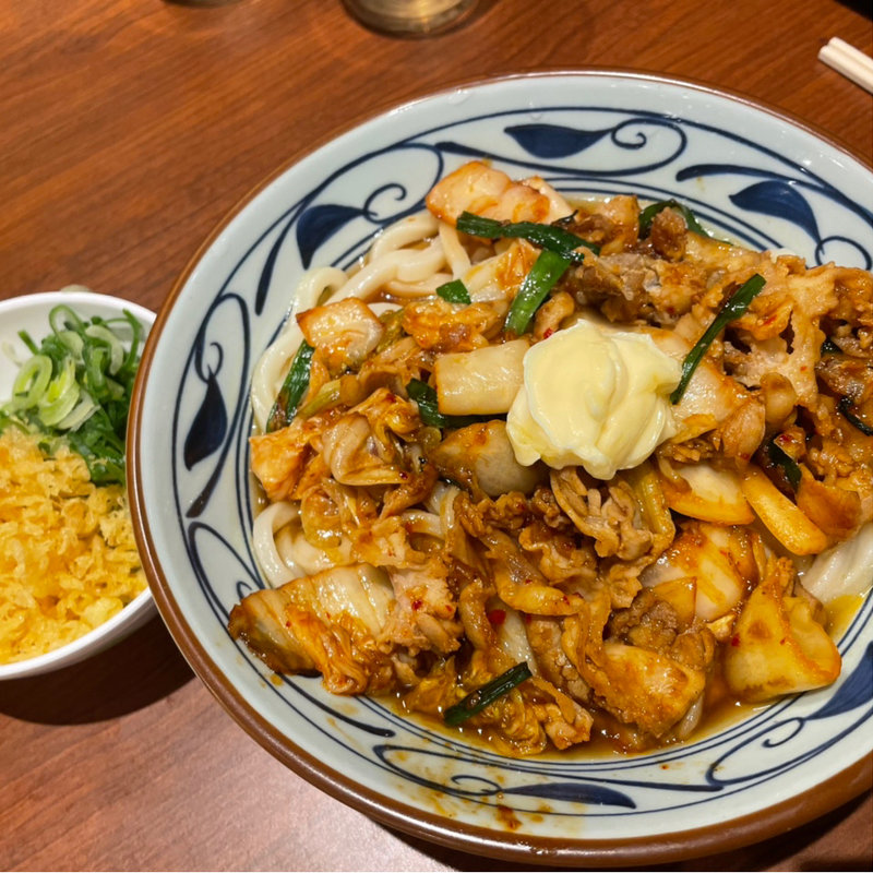 豚キムチぶっかけ(丸亀製麺 ビーンズ武蔵中原店 )