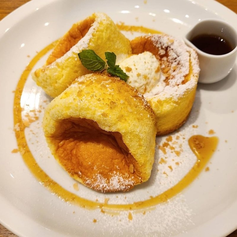ふわふわスフレパンケーキメニーメニーマロン(Butter ららぽーと豊洲店)