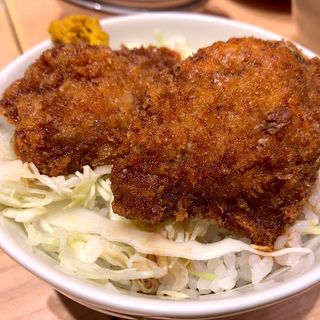 蔵王JAPAN X 豚ヒレソースカツ丼(うどん酒場 七右衛門 エスパル仙台店)