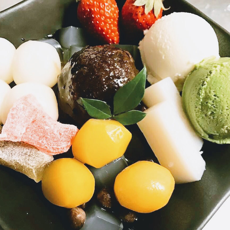 クリームあんみつあんみつ(船橋屋こよみ 広尾店)