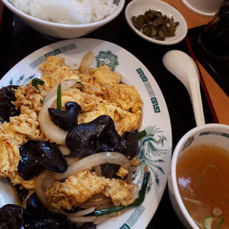玉子とキクラゲ定食ごはん大盛無料券(日高屋 大塚北口店 )