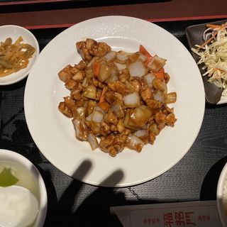 鶏の味噌炒め定食(福招門 )