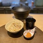 富山コシヒカリ 秋刀魚 松茸 卵黄醤油漬け 大人の卵かけ 止椀