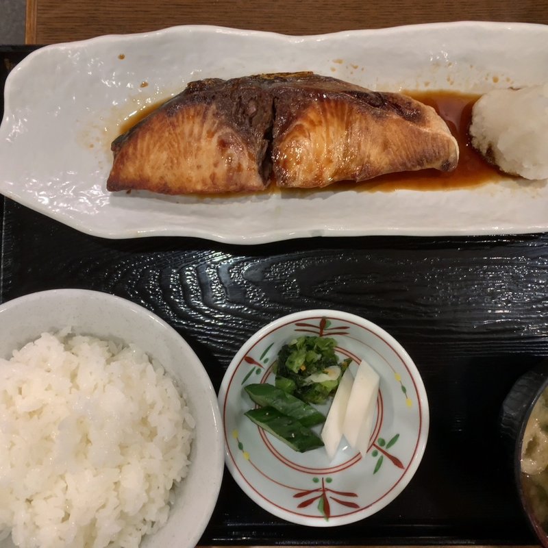 ぶり照り焼き定食(ときわ食堂 （ときわしょくどう）)