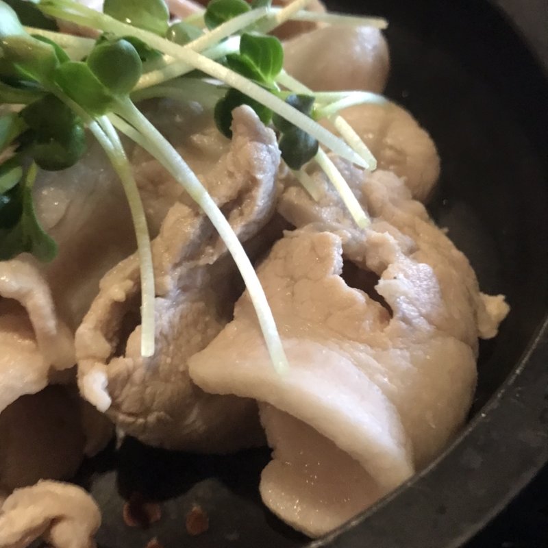 豚の冷やししゃぶしゃぶ(江戸料理櫻田)