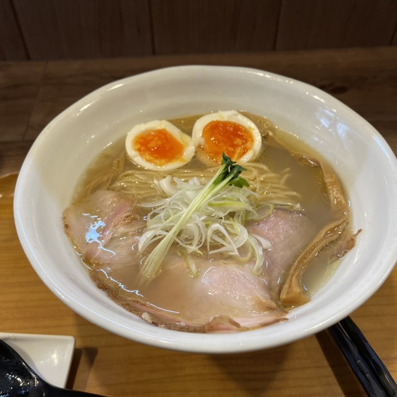味玉塩と貝のラーメン(ラーメン 健やか)