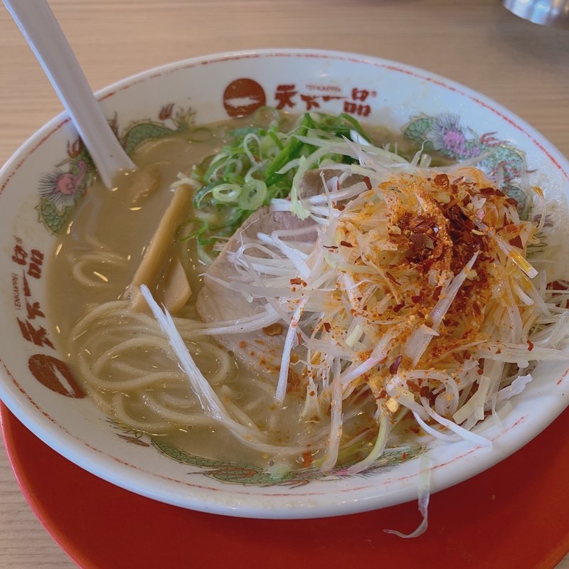 こってり　辛ネギ　ライス付きセット(天下一品 八王子店)