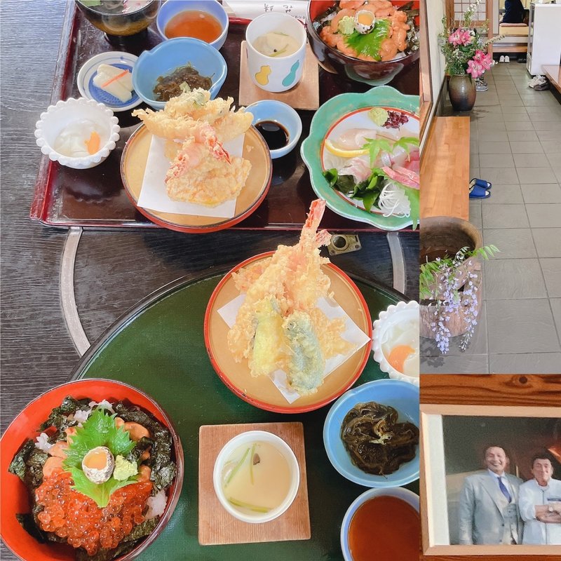 ウニいくら丼セット(花靖はなしょう)