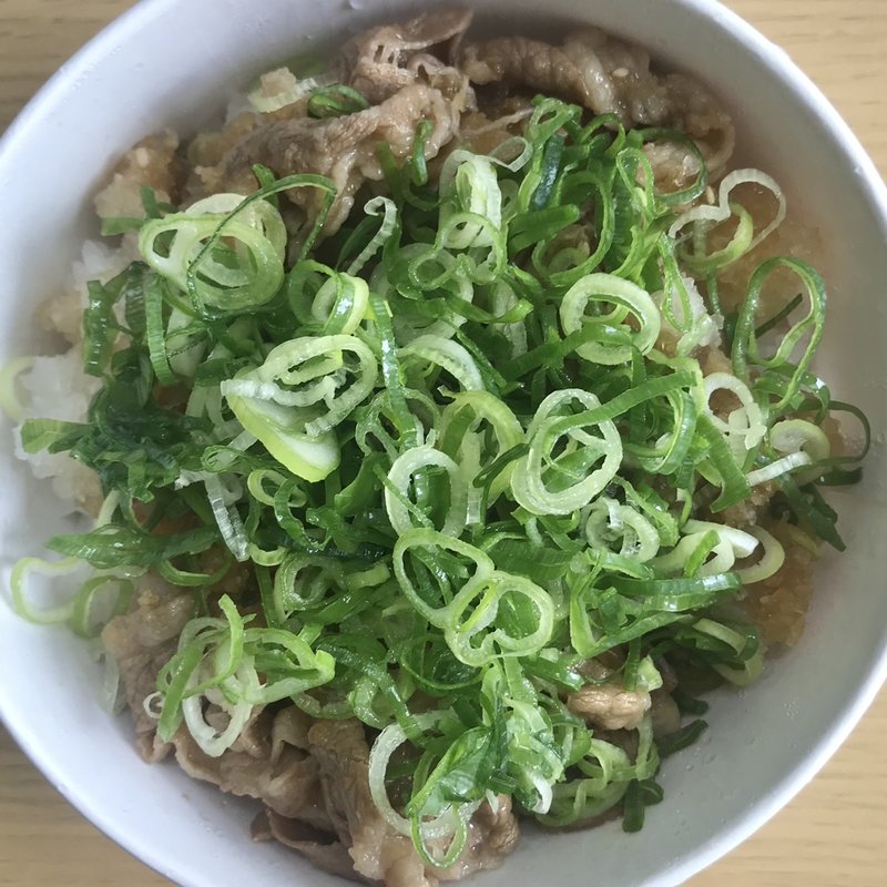 プレミアムおろしポン酢牛飯(松屋 立川錦町店 （みんなの食卓でありたい）)