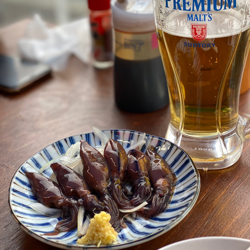 ホタルイカの沖漬け(青空酒場 まぐろの気晴れ屋)