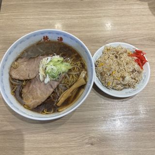 半チャ-ハンセット(醤油)(さっぽろ純連 札幌本店)