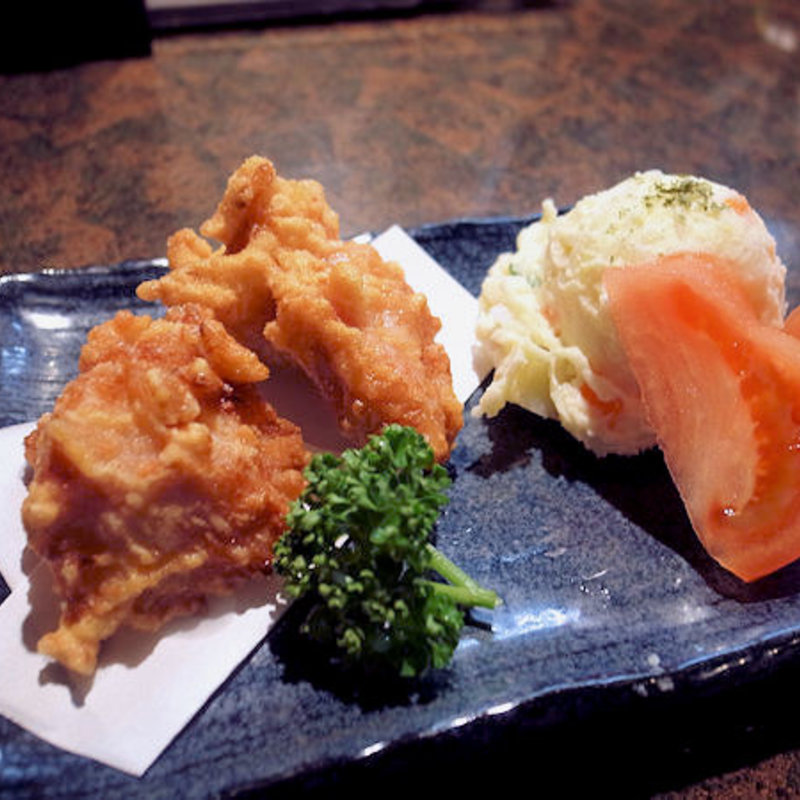 若鶏唐揚げ2ヶ＆ポテサラ(飯綱 （いいづな）)