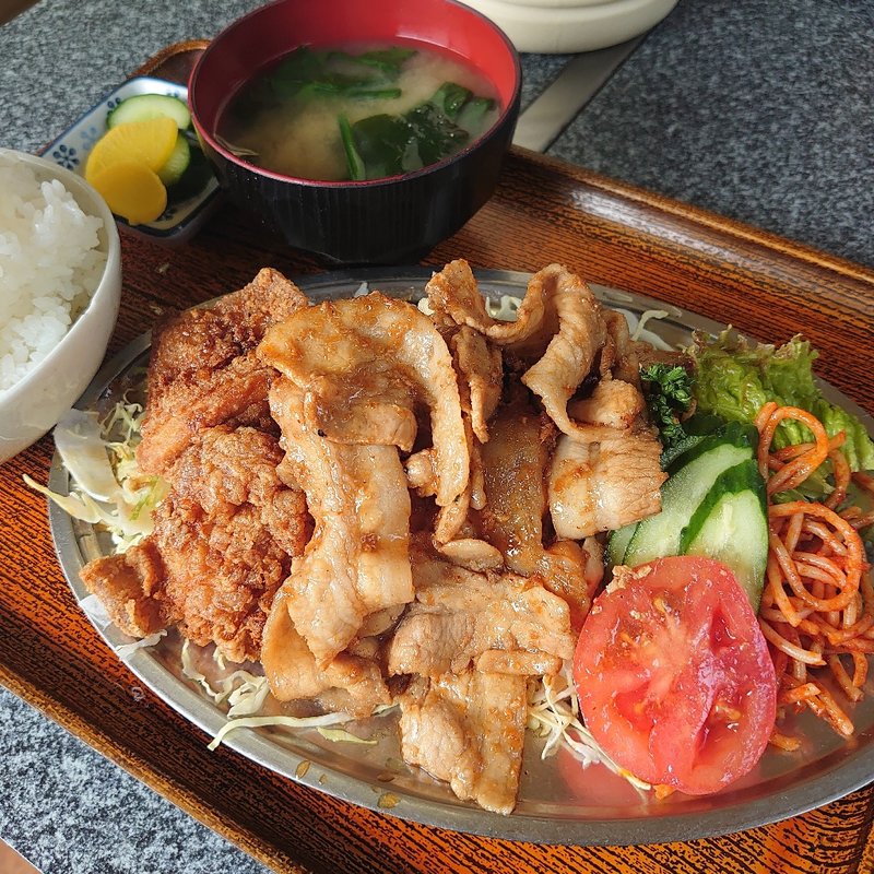 焼きから定食(食堂たむら)