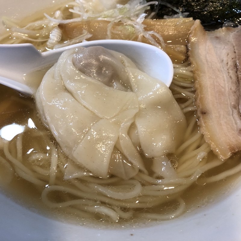 ワンタンハーフ2個(中華そば　うめ川)