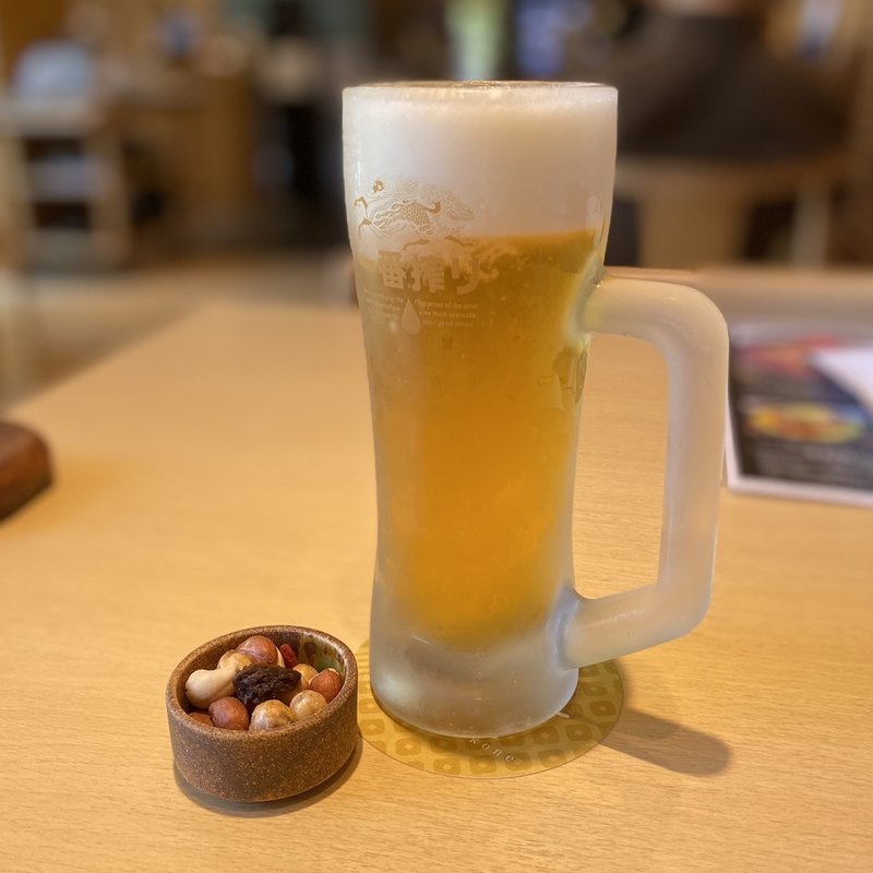 生ビール(とうふ旬菜 心音)