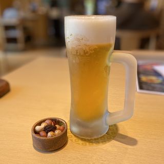 生ビール(とうふ旬菜 心音)