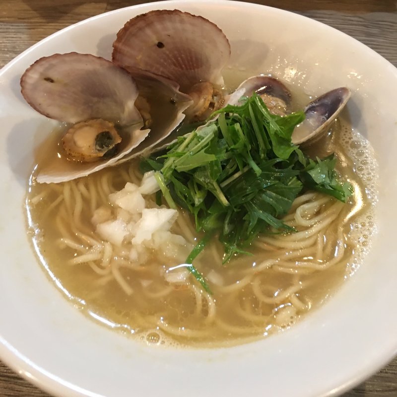 鯛とホタテのラーメン(限定メニュー)(ラァメン コハク)