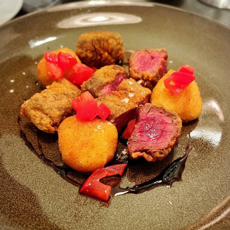 桜肉の一口カツ(古澤亭)