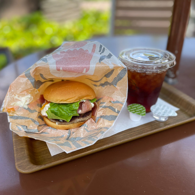 ズーラシアバーガーセット(フレッシュネスバーガージャングルカフェ)