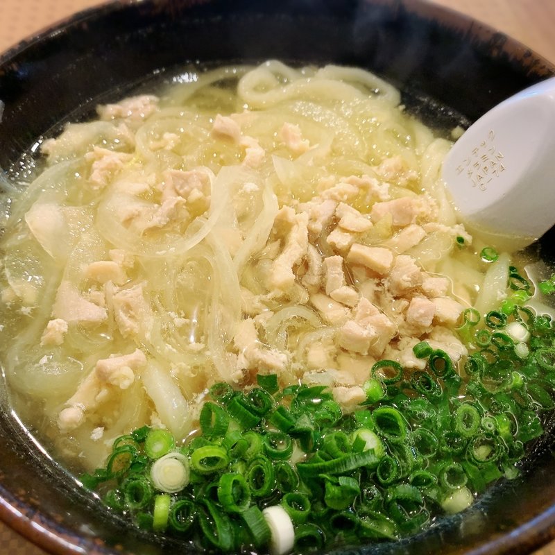 かしわうどん(ゆう助うどん)