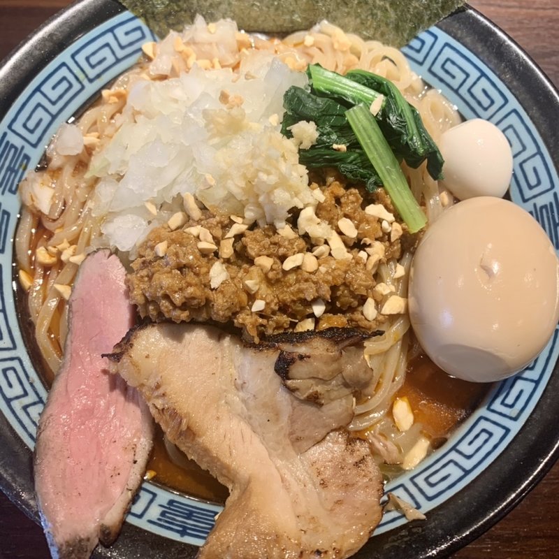 特製にぼたん（汁なし担々麺）(志奈そば田なか明神下店)